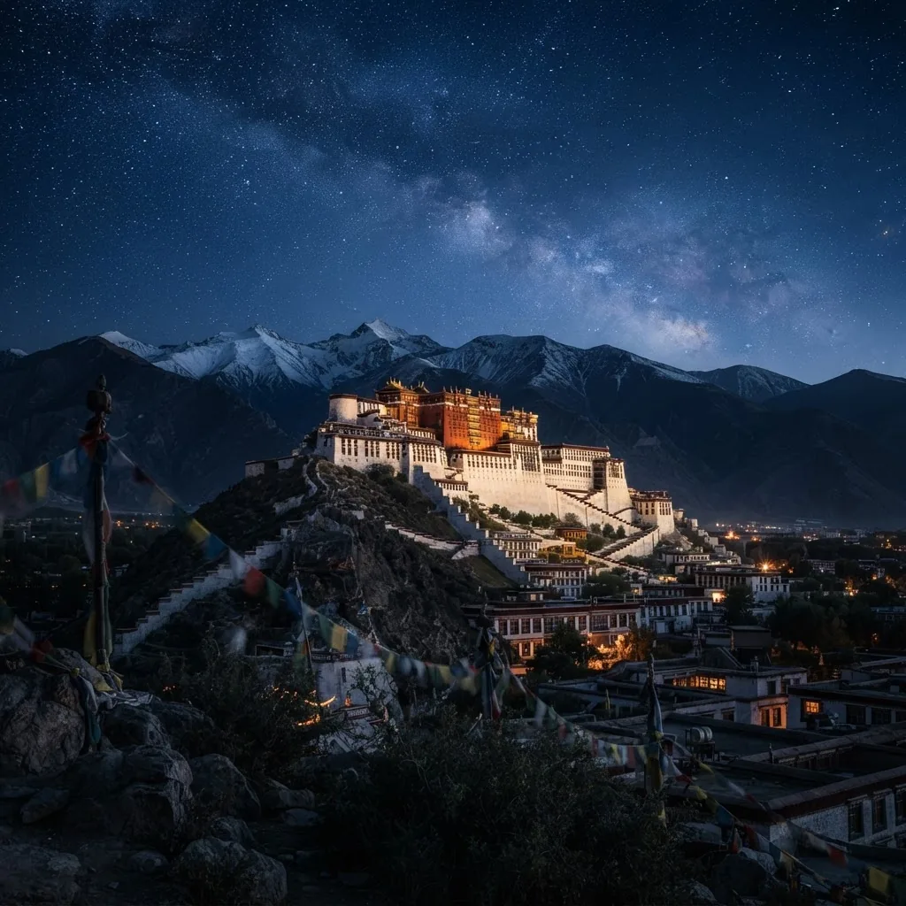 Lhasa Tibet Tour featuring Potala Palace and Tibetan culture