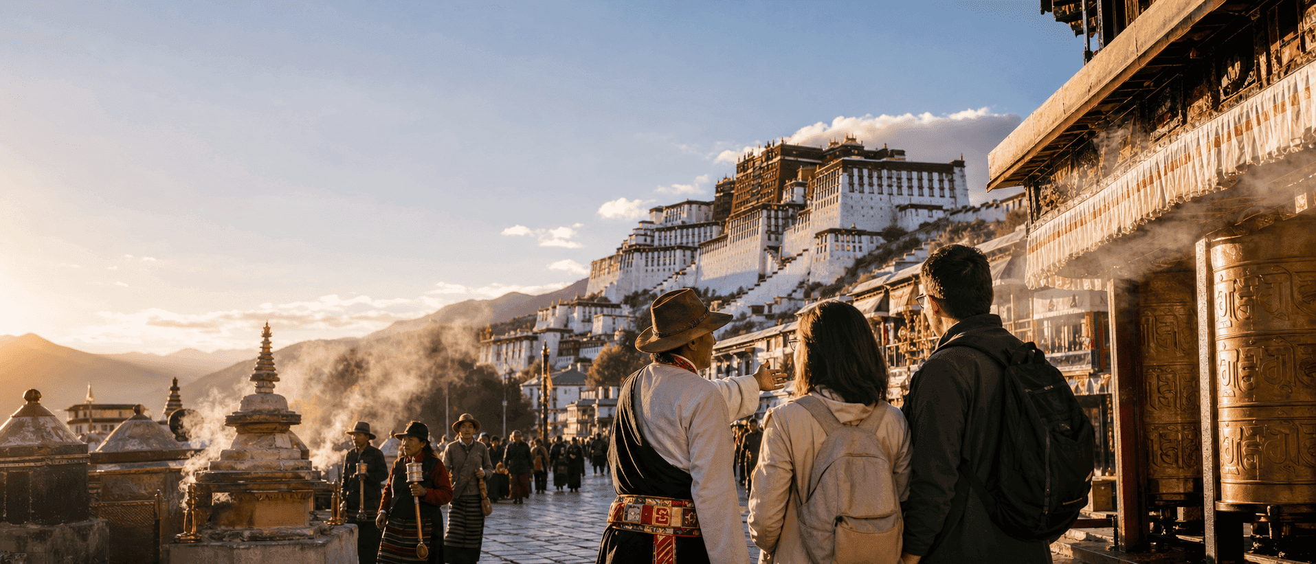 Potala Palace in Lhasa Tibet during private Lhasa tour