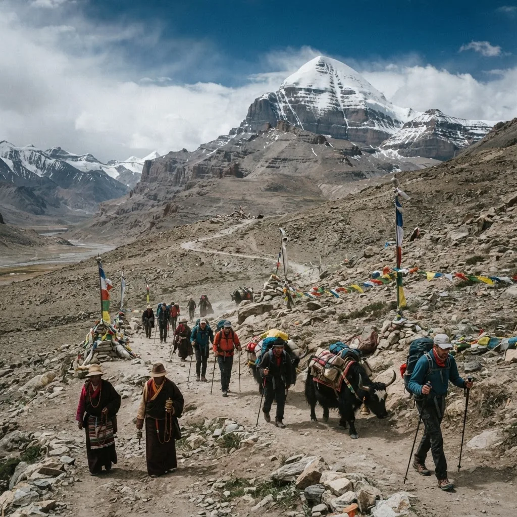 Mount Kailash Tour destination in remote western Tibet