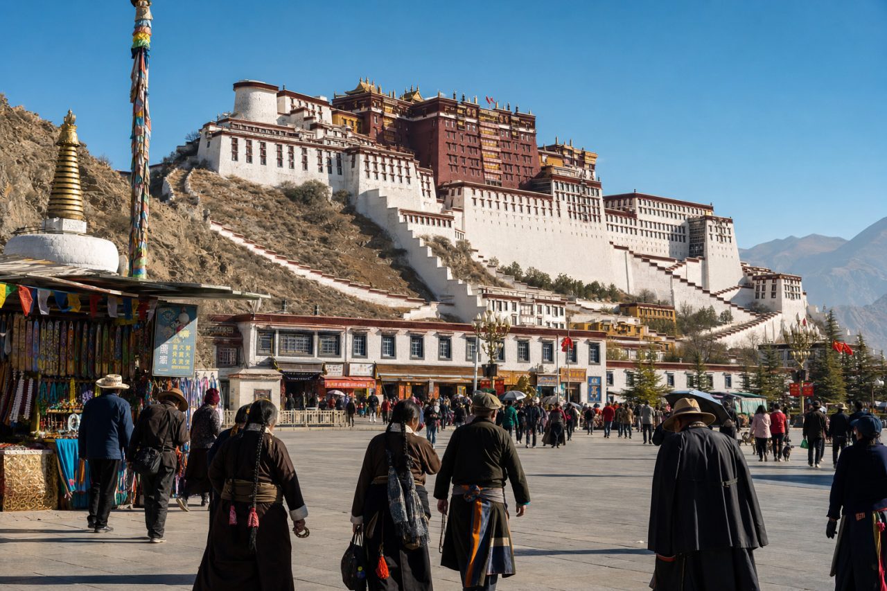Potala Palace in Lhasa Tibet