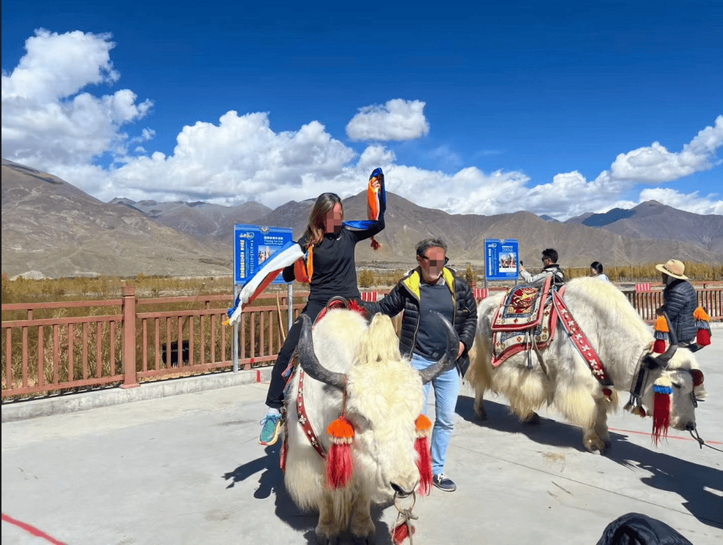 Spain Group during a Summer Tibet journey with Starbright Tibet Journeys