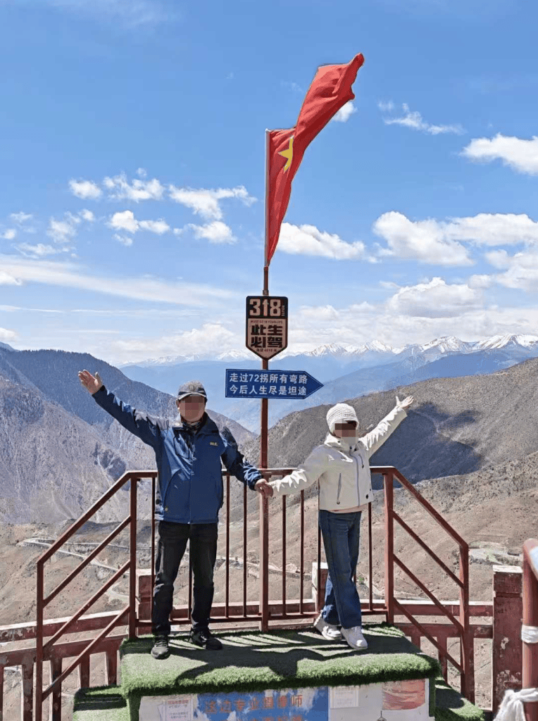United States Family during a Summer Tibet journey with Starbright Tibet Journeys